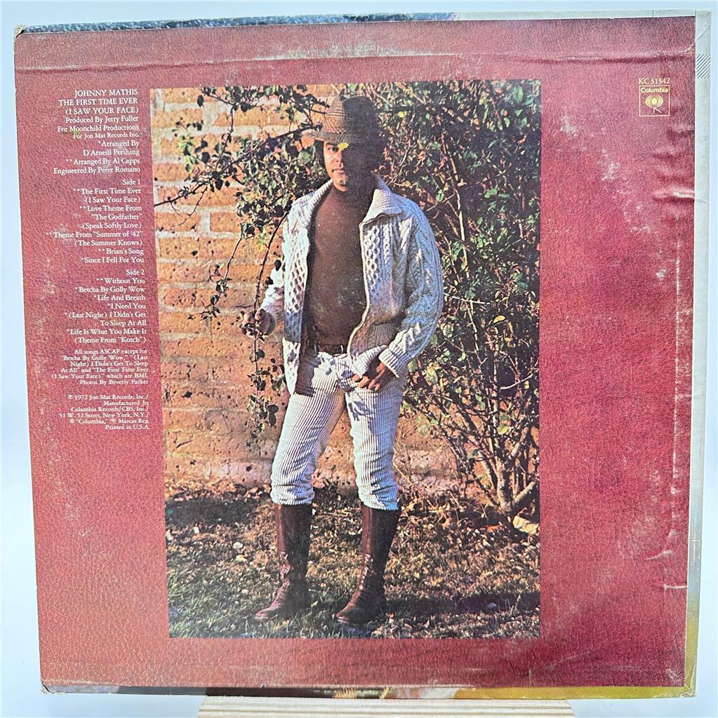 JOHNNY MATHIS - THE FIRST TIME EVER (I SAW YOUR FACE) Vinyl Record