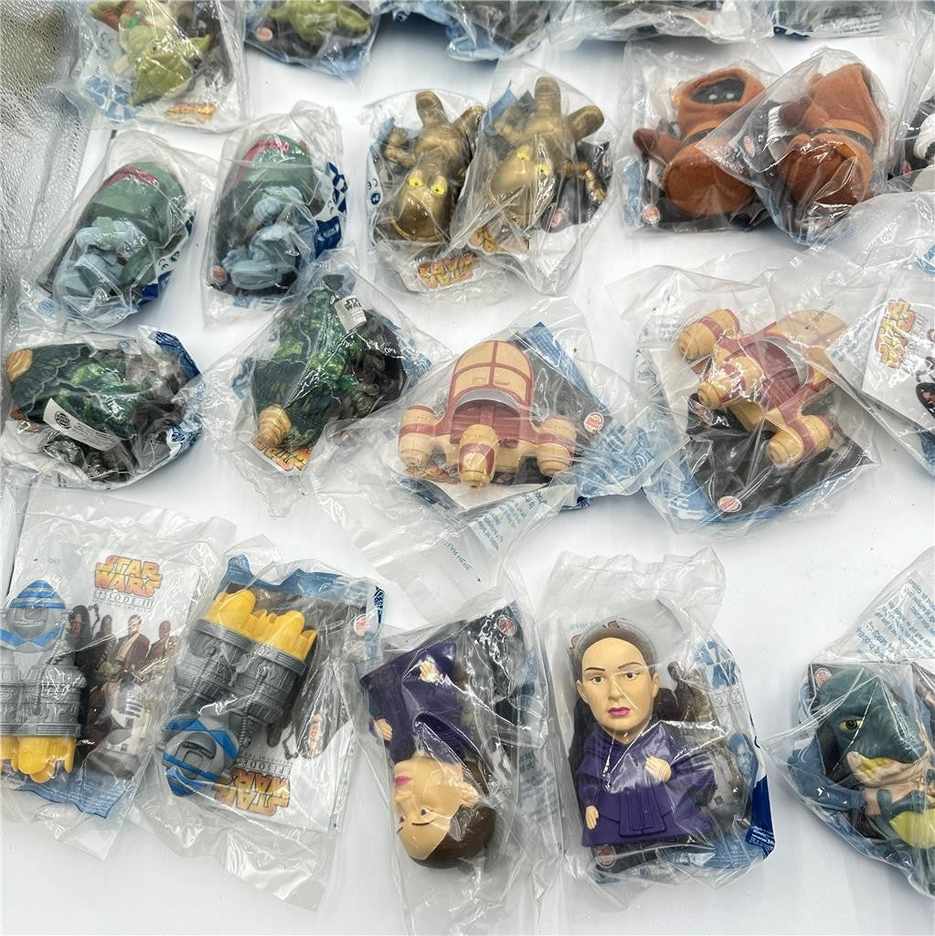 STAR WARS Episode 3 Revenge of the Sith Burger King Toys Sealed Lot of 41 2005