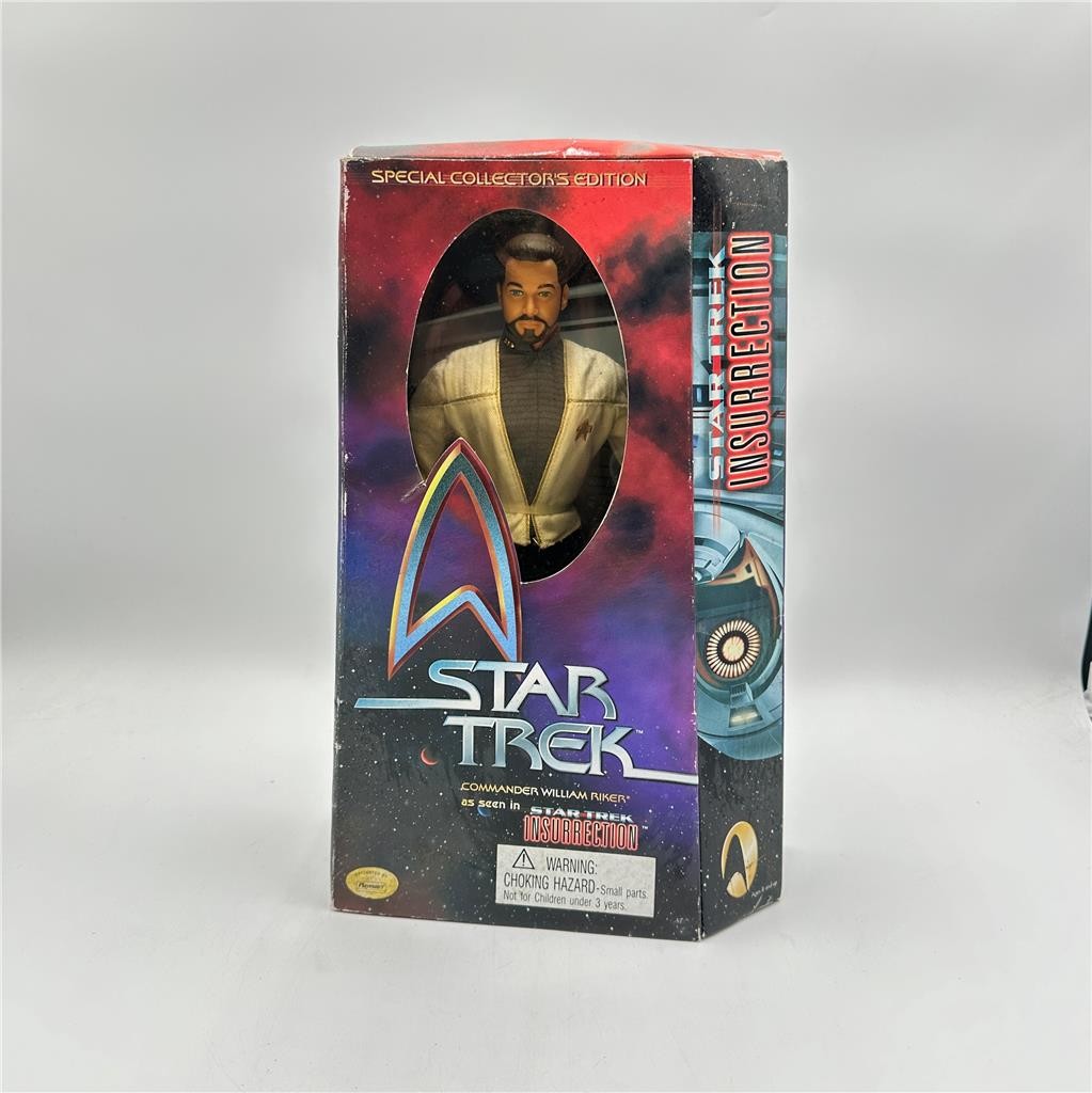 Star Trek Insurrection Commander William Riker 12" Figure 1998 Playmates