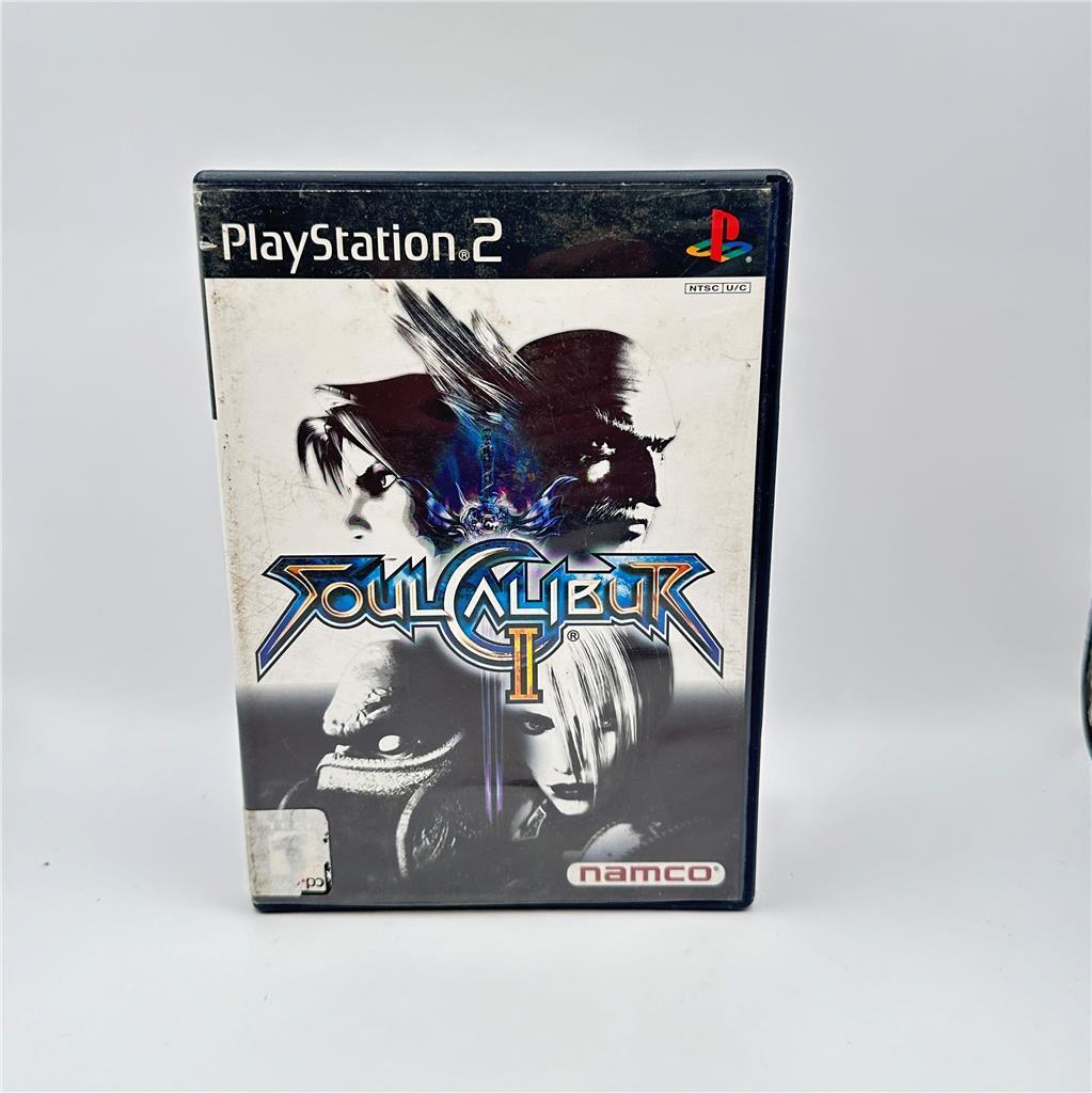 Soul Calibur II (Sony PlayStation 2, 2003) Black Label CIB