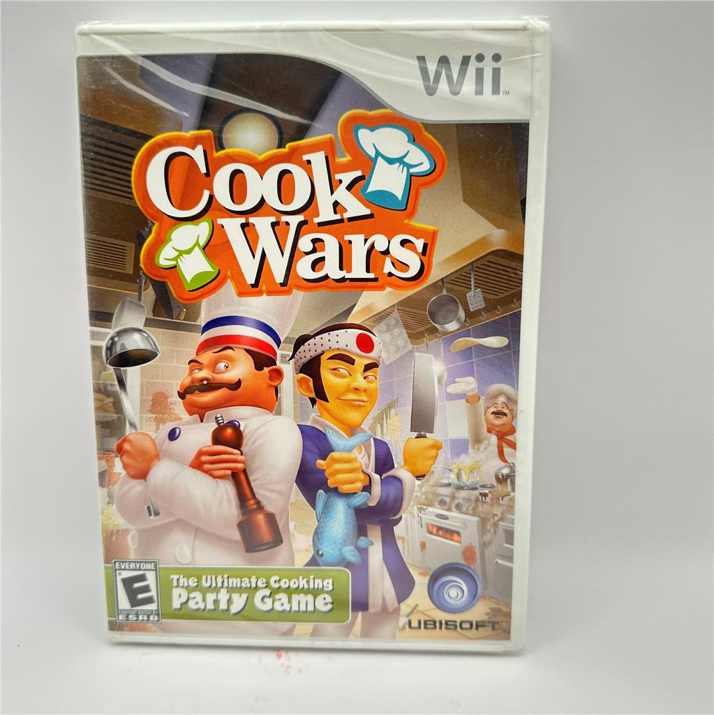 COOK WARS NINTENDO WII BRAND NEW AND SEALED RARE TITLE