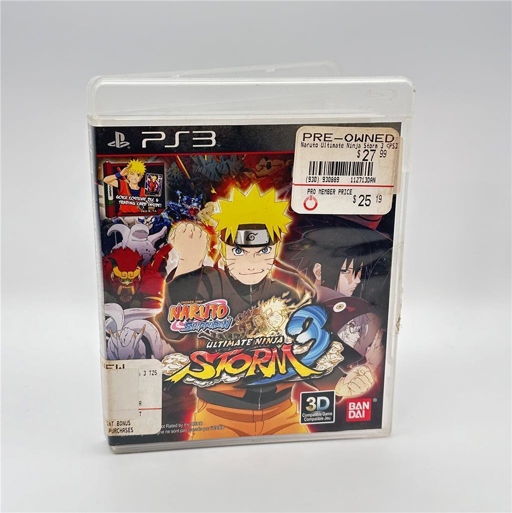 Naruto Shippuden Ultimate Ninja Storm 3 - Sony PlayStation 3