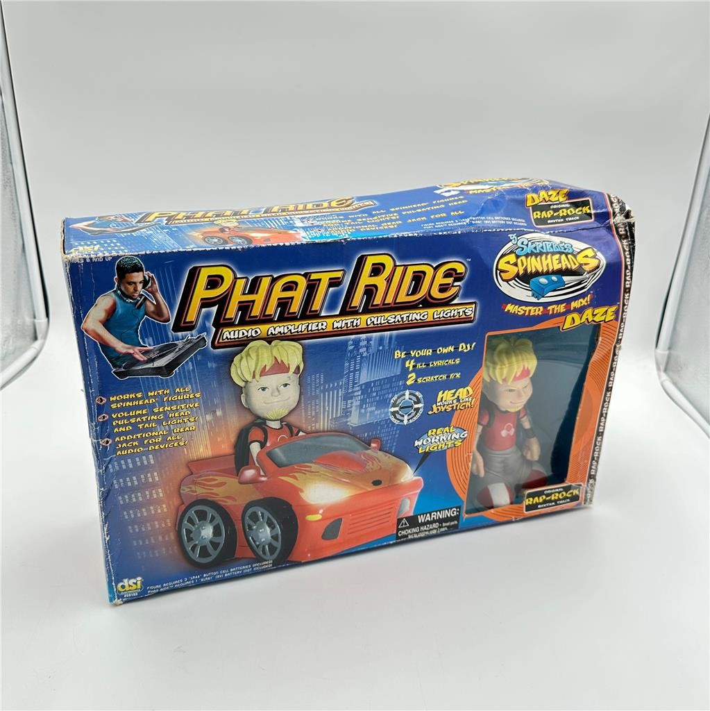 DJ Skribbles Spinheads Phat Ride Audio Amplifier With Pulsating Lights DAZE 2003