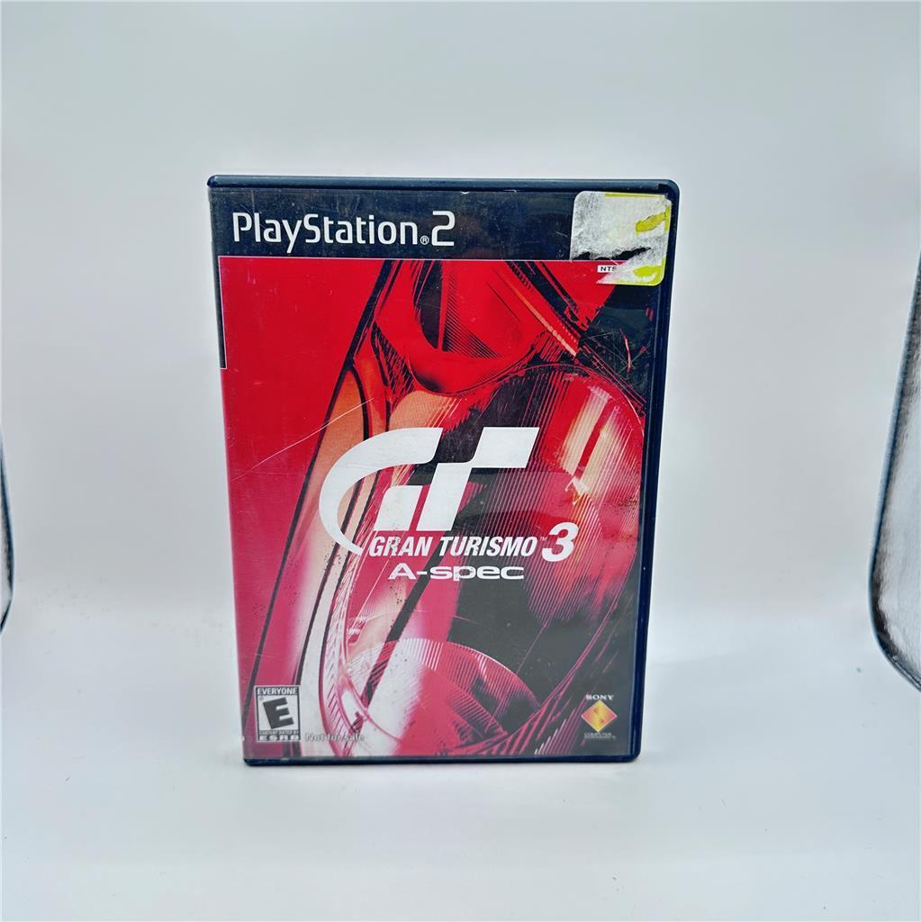 Gran Turismo 3 A-spec PS2 Sony PlayStation 2 CIB Complete Red Variant