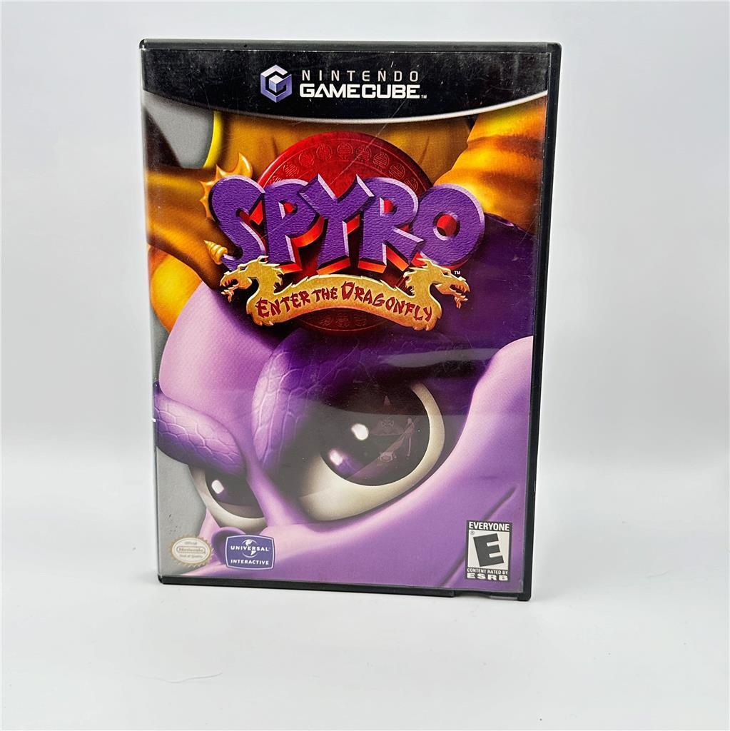 Spyro: Enter the Dragonfly (Nintendo GameCube, 2002) CIB WITH REG CARD