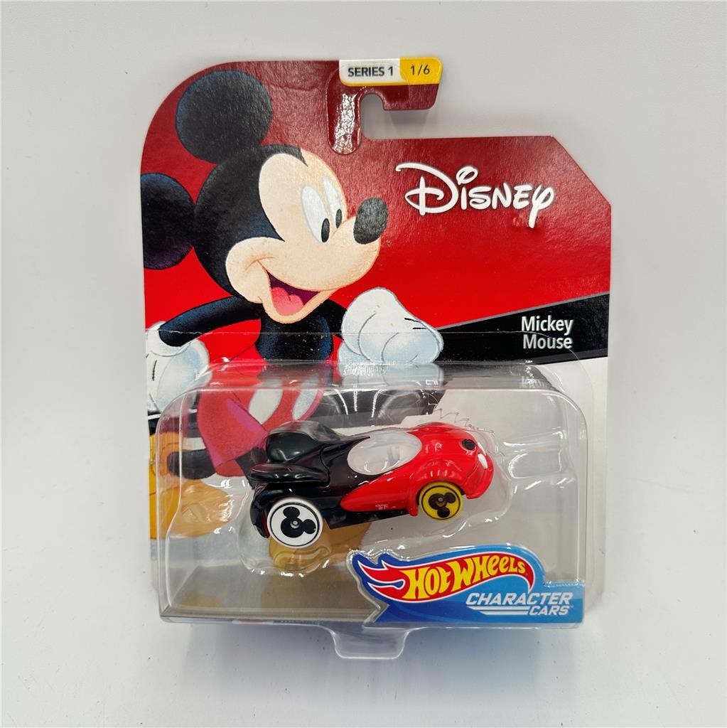 2018c Hot Wheels Character Cars Disney MICKEY MOUSE Series 1 #1/6