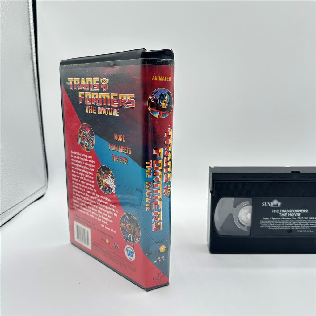 Transformers The Movie: More Than Meets The Eye 1986 1995 VHS Clamshell