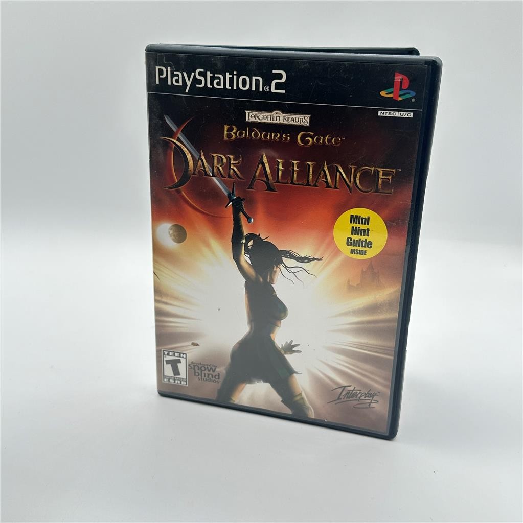 Baldur's Gate-Dark Alliance - PlayStation 2 w/ Hint Guide Reg Card Manual Recipt