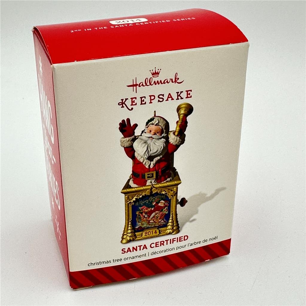 2014 Hallmark Keepsake Ornaments ~ "Santa Certified"