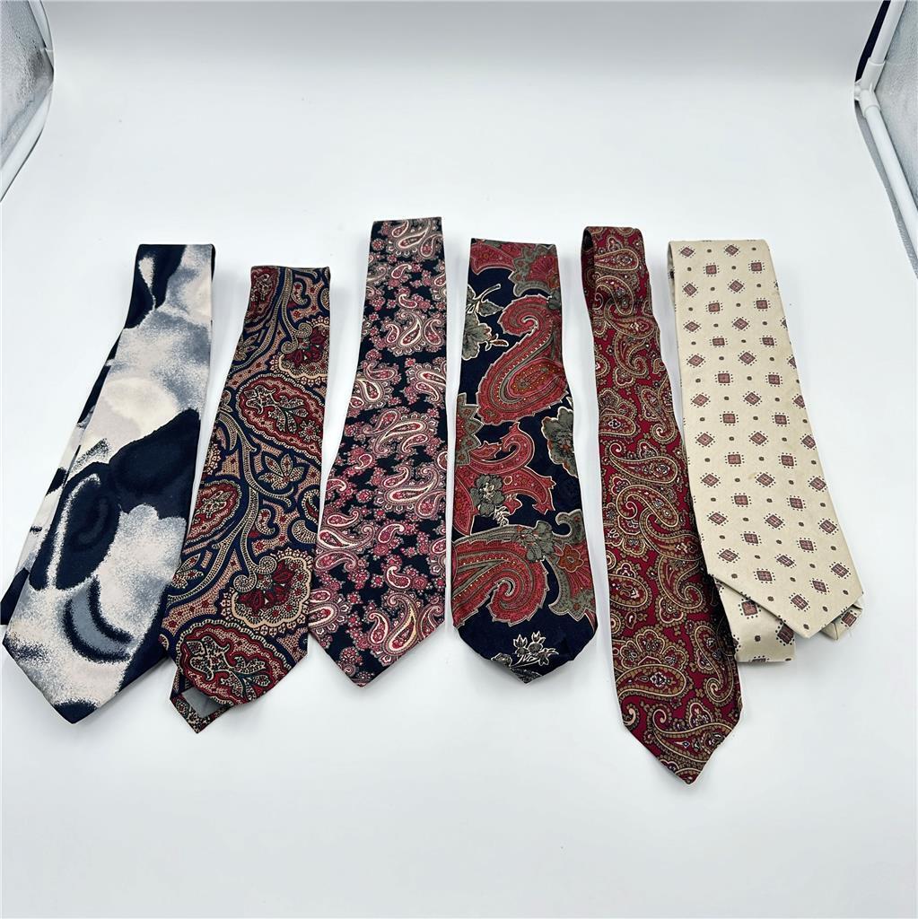 Lot of 6 Neck Ties
