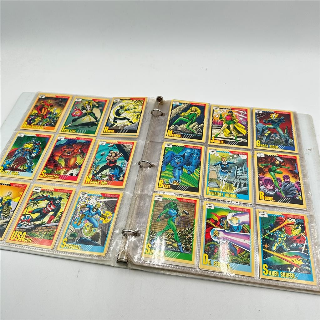 1991 Impel Marvel Comic Cards Set, Missing 1 card + Holos
