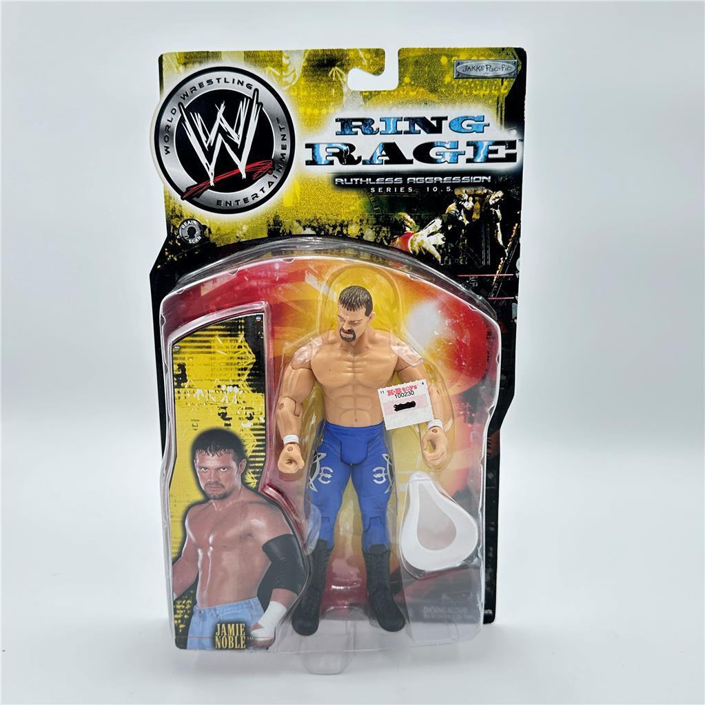 2004 JAKKS WWE Jamie Noble ACTION FIGURE RING RAGE RUTHLESS AGGRESSION Series 10