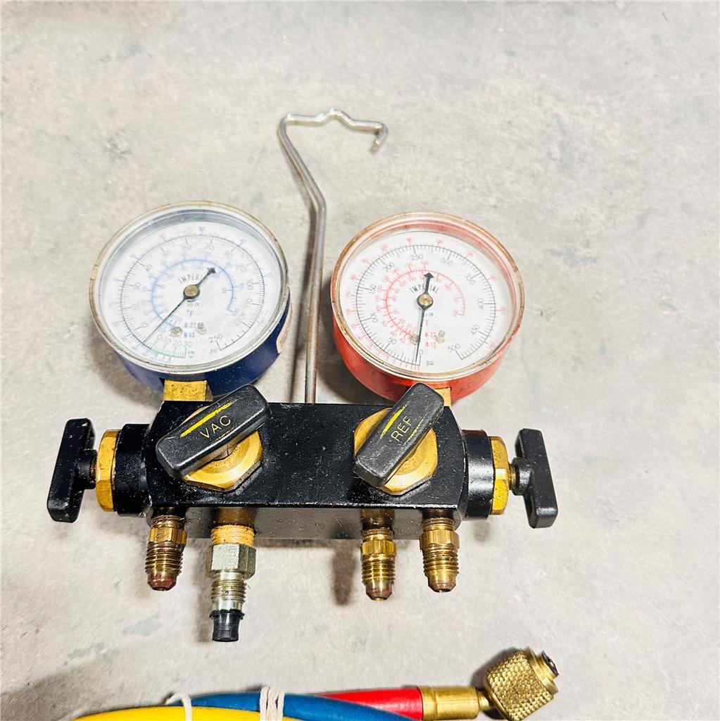 Imperial Gauges ,4-Valve used