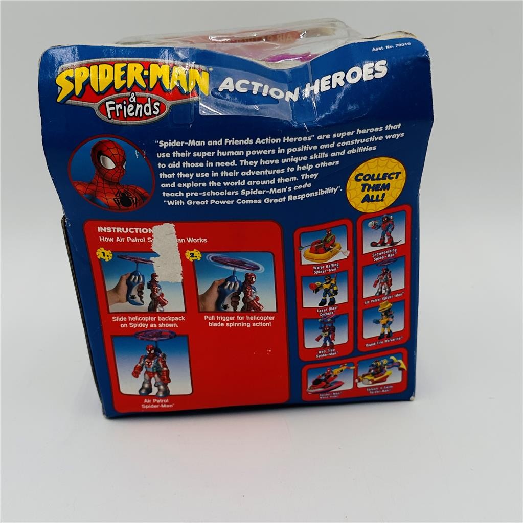 Spider-man & Friends Action Heroes Air Patrol Spider-Man Propeller Spinning