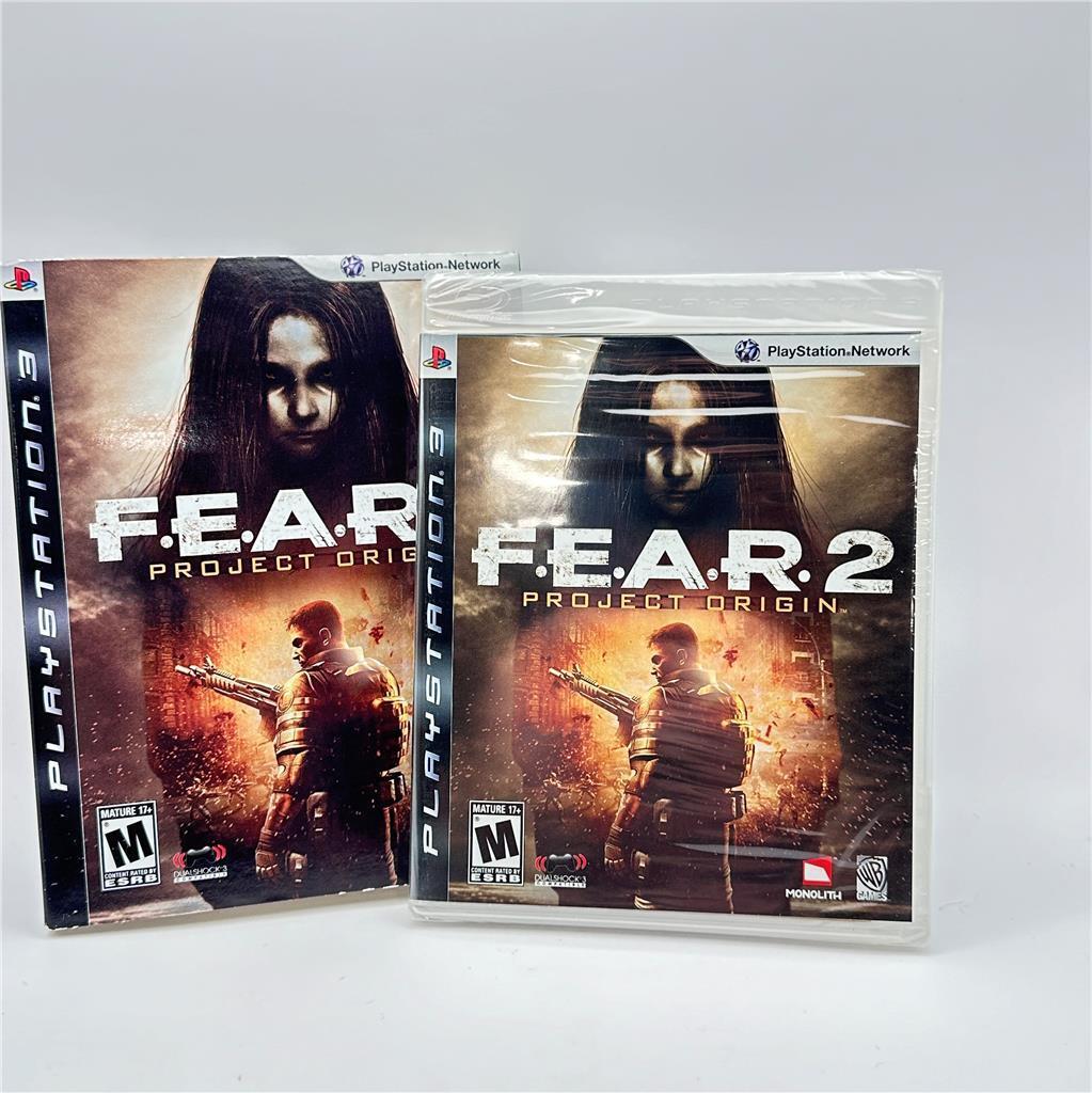 F.E.A.R. 2: Project Origin (Sony PlayStation 3, 2009) SEALED with Slip Cover