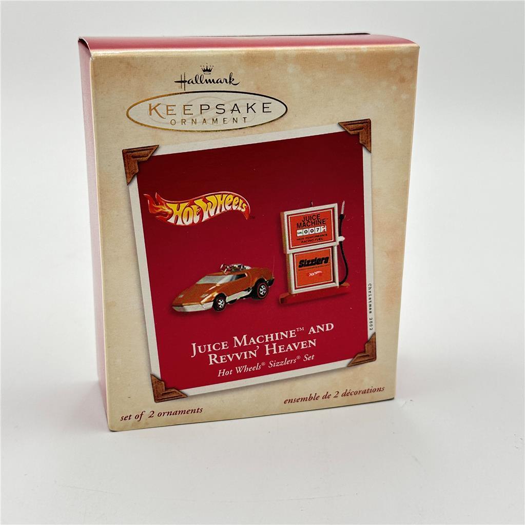 Hallmark Keepsake Ornament Hot Wheels Juice Machine and Revvin' Heaven