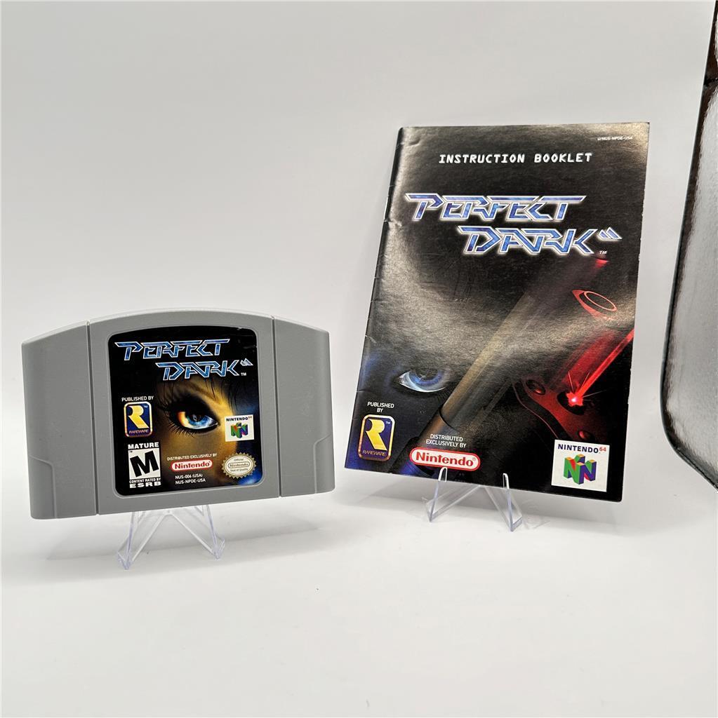 Perfect Dark - Nintendo 64 (N64) Game and Manual