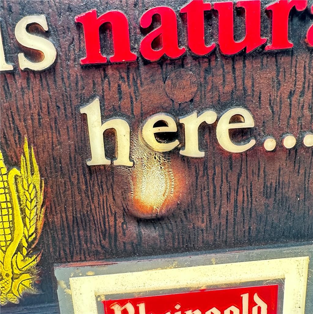 Rheingold Beer Sign Extra Dry Lager Beer Hospitality is natural here See Descr