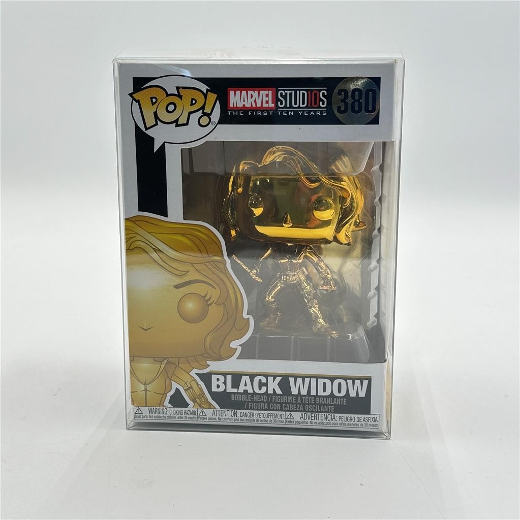 Funko Pop! Marvel Studios 10th Anniversary Gold Chrome Black Widow