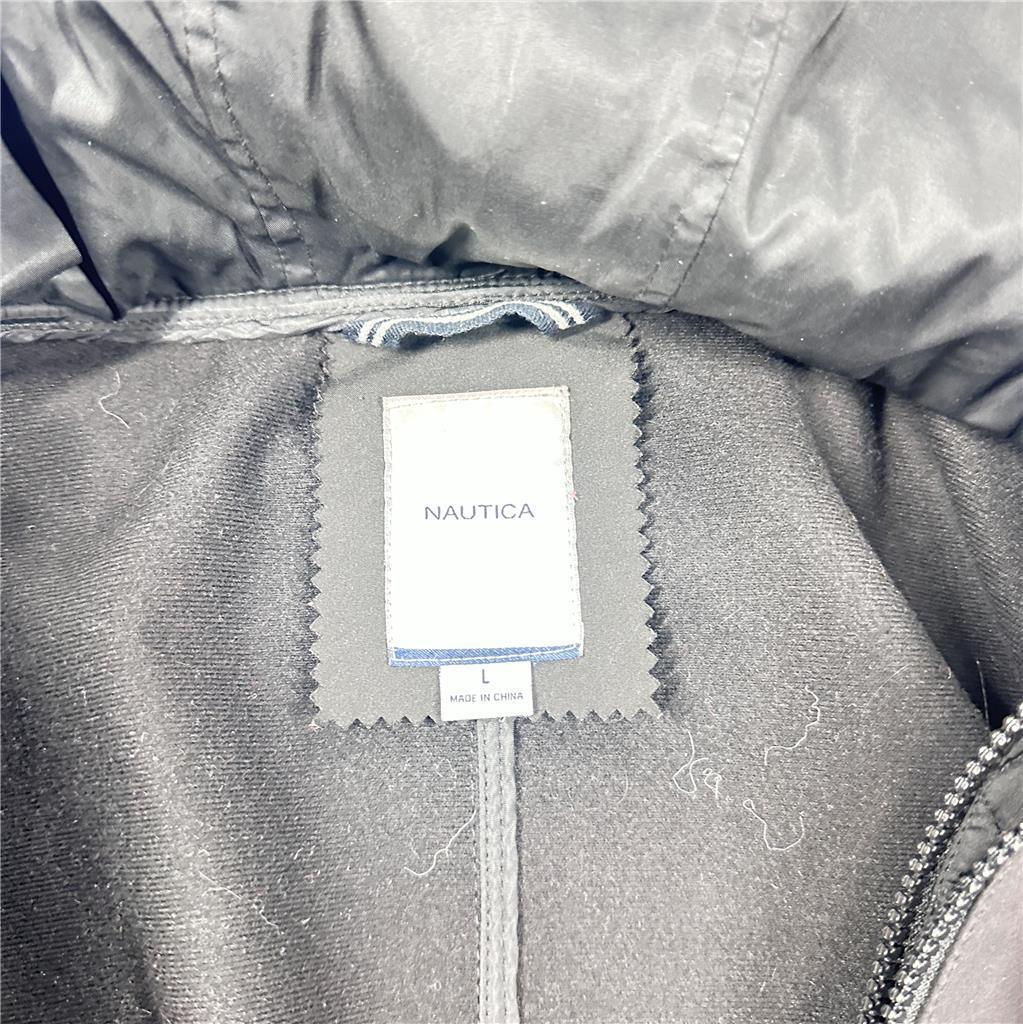 Nautica Black  Jacket with Hood  Womens L
