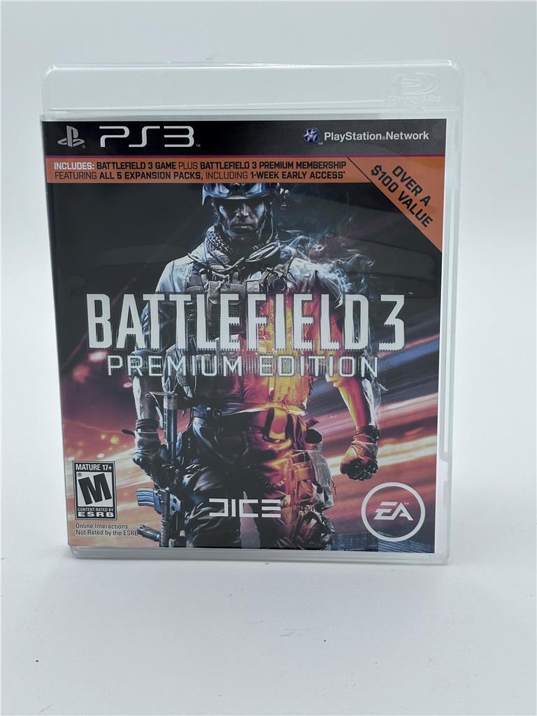 Battlefield 3 -- Premium Edition (Sony PlayStation 3, 2012)