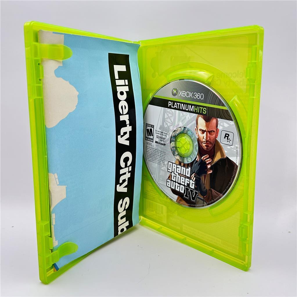 Grand Theft Auto IV -- Platinum Hits Edition (Microsoft Xbox 360, 2009)