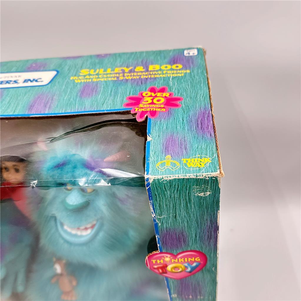 Monsters, Inc. SULLEY & BOO Hug & Cuddle Interactive Friends THINKWAY Disney NEW