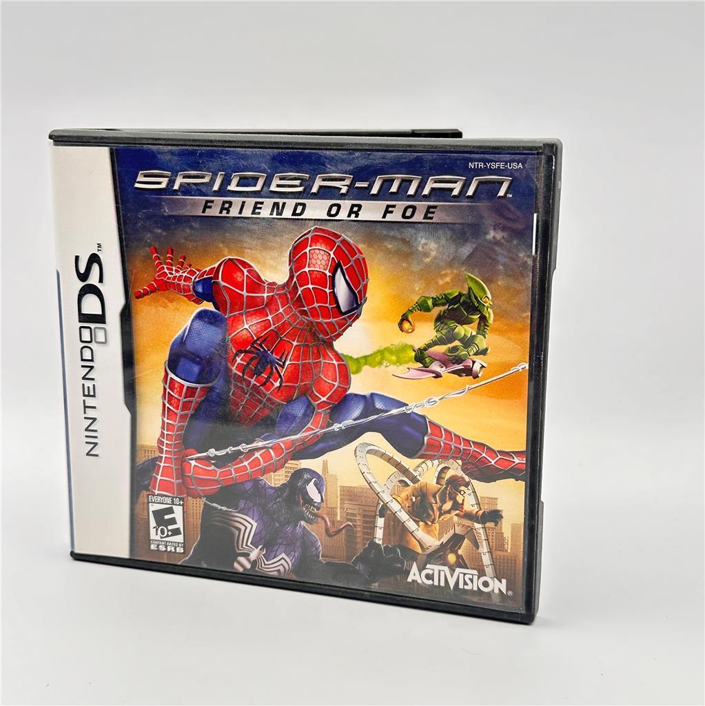 Spider-Man: Friend or Foe (Nintendo DS, 2007) Spiderman Complete