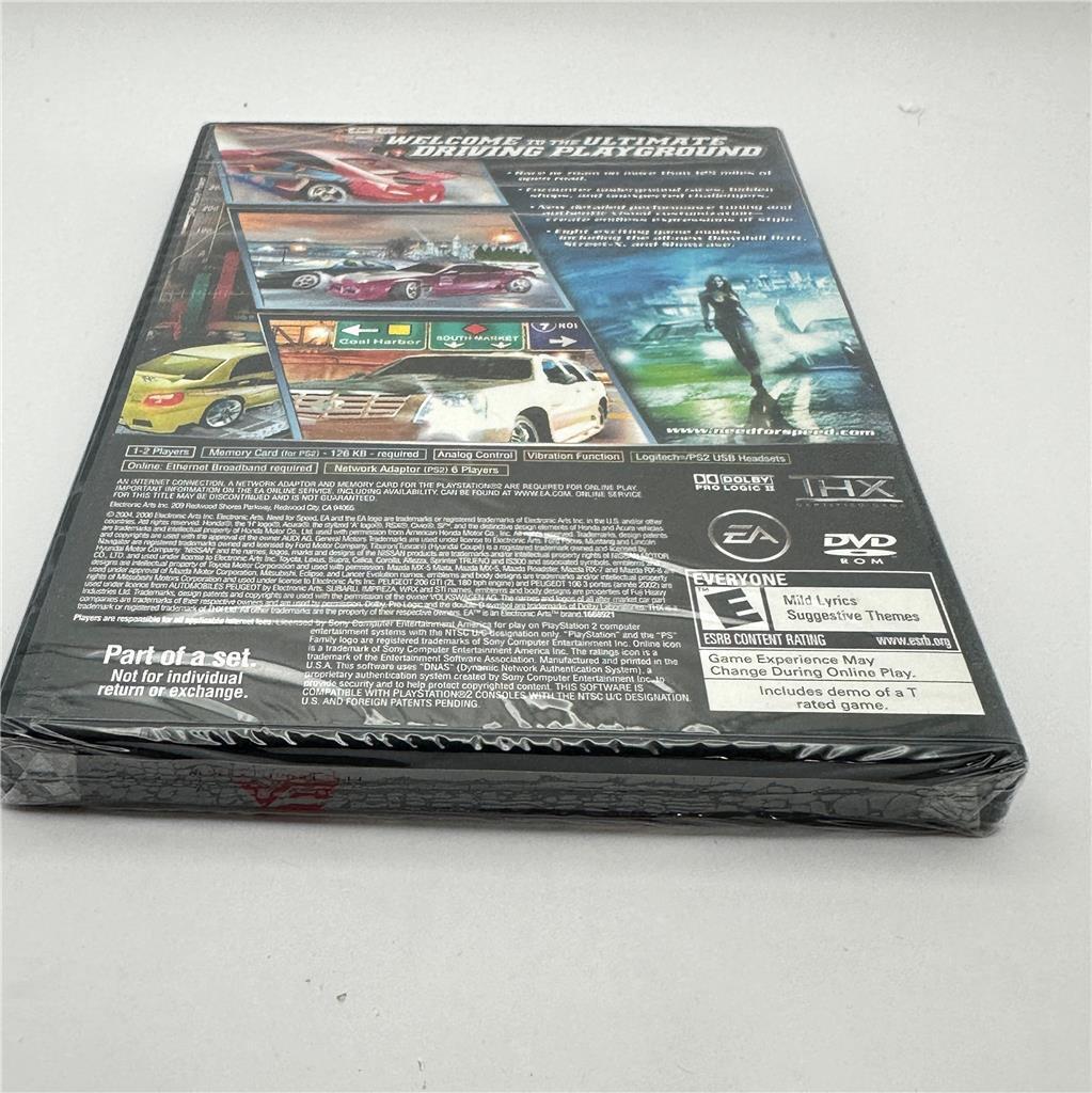 Need for Speed: Underground 2 (Sony PlayStation 2, 2004) New Sealed