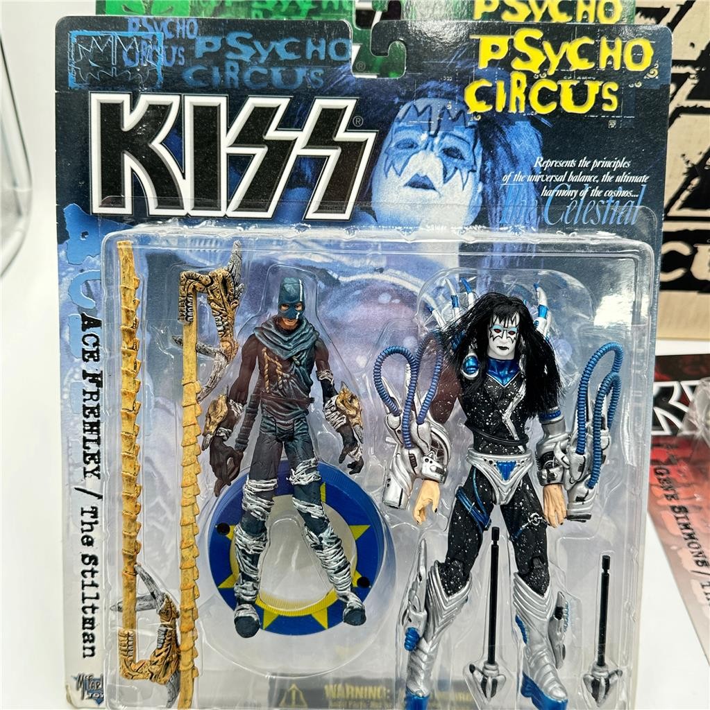 KISS PSYCHO CIRCUS FIGURES TOUR EDITION 1998 McFARLANE COMPLETE SET OF 4 w/box