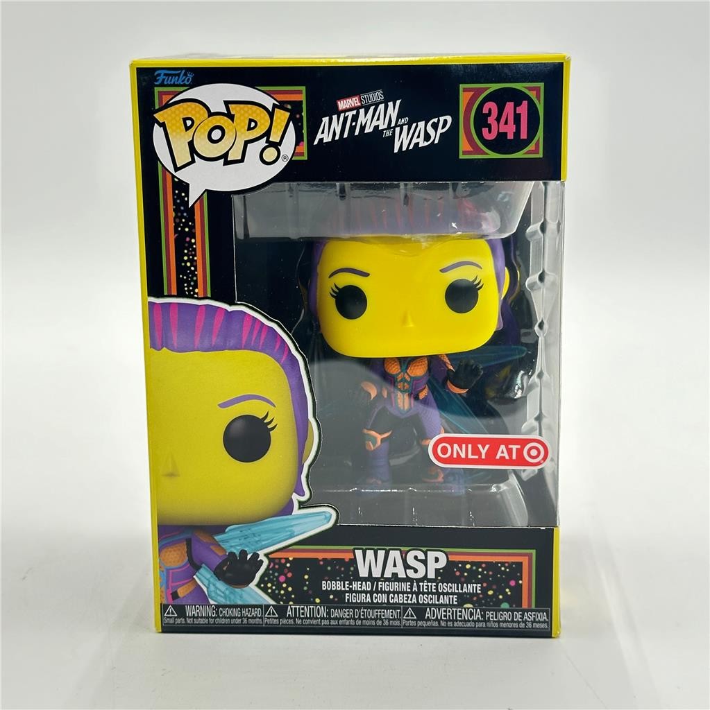 Wasp Black Light #341 Marvel Ant-Man & Wasp Target Funko Pop!