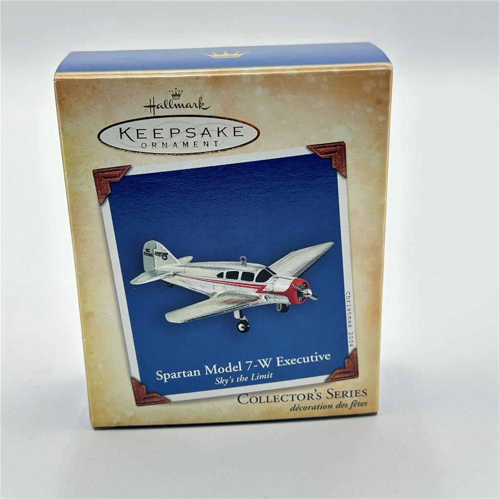 HALLMARK Keepsake Spartan Model 7-W Executive Plane Sky's the Limit #8 ORNAMENT