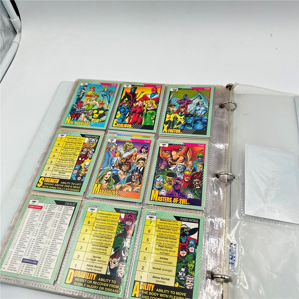 1991 Impel Marvel Comic Cards Set, Missing 1 card + Holos