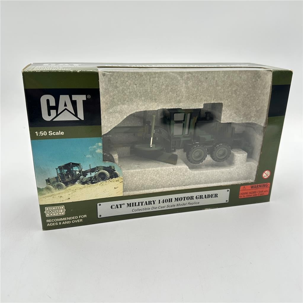 Norscot 55111 1:50 Diecast CAT Military 140H Motor Grader New in Box