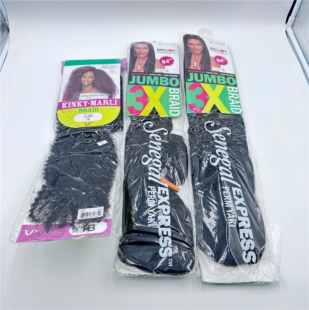 3 packs - Vivica A Fox Hair Collection 100% Premium  Kanekalon Braid