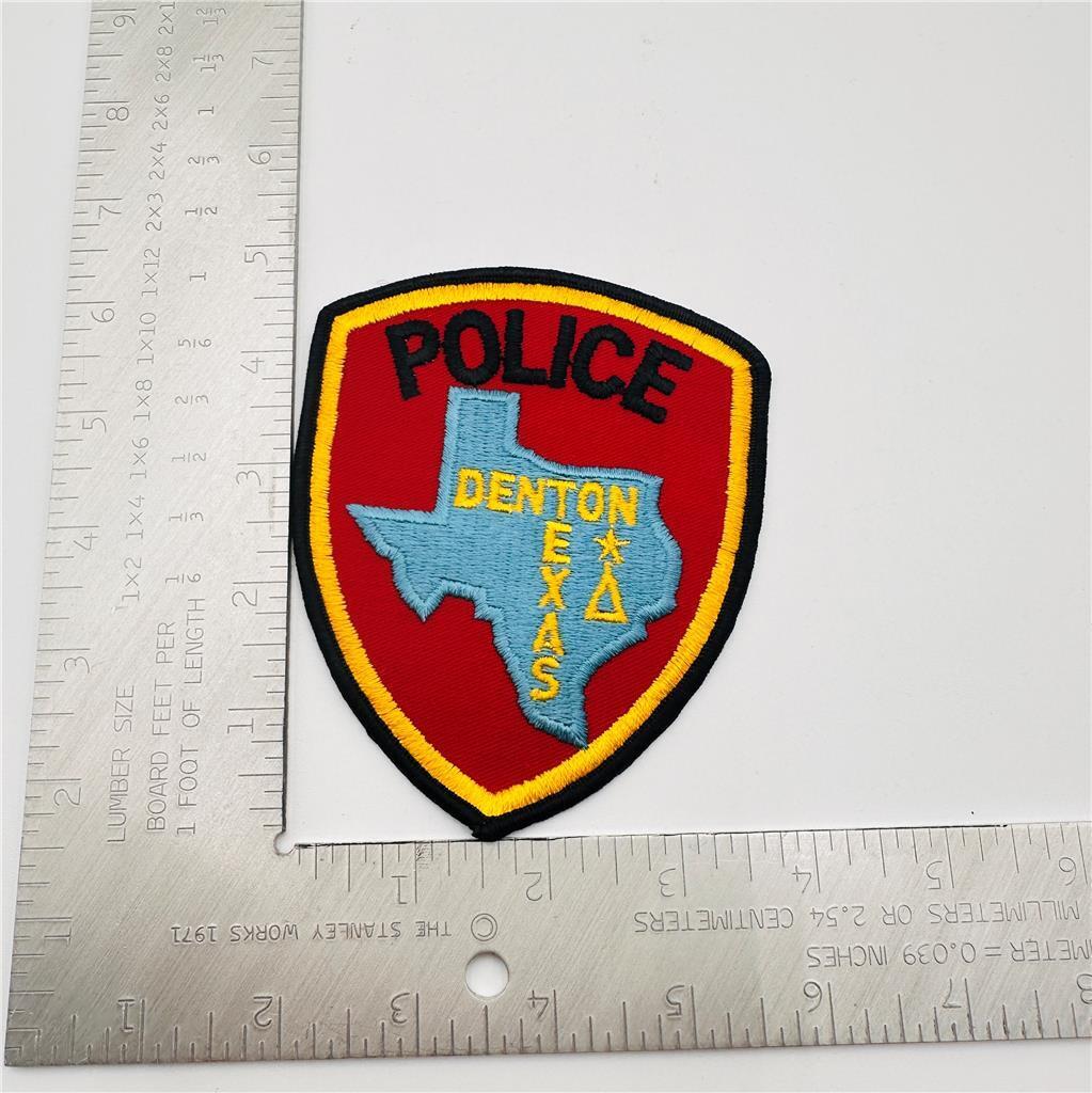 Denton Texas Police Patch