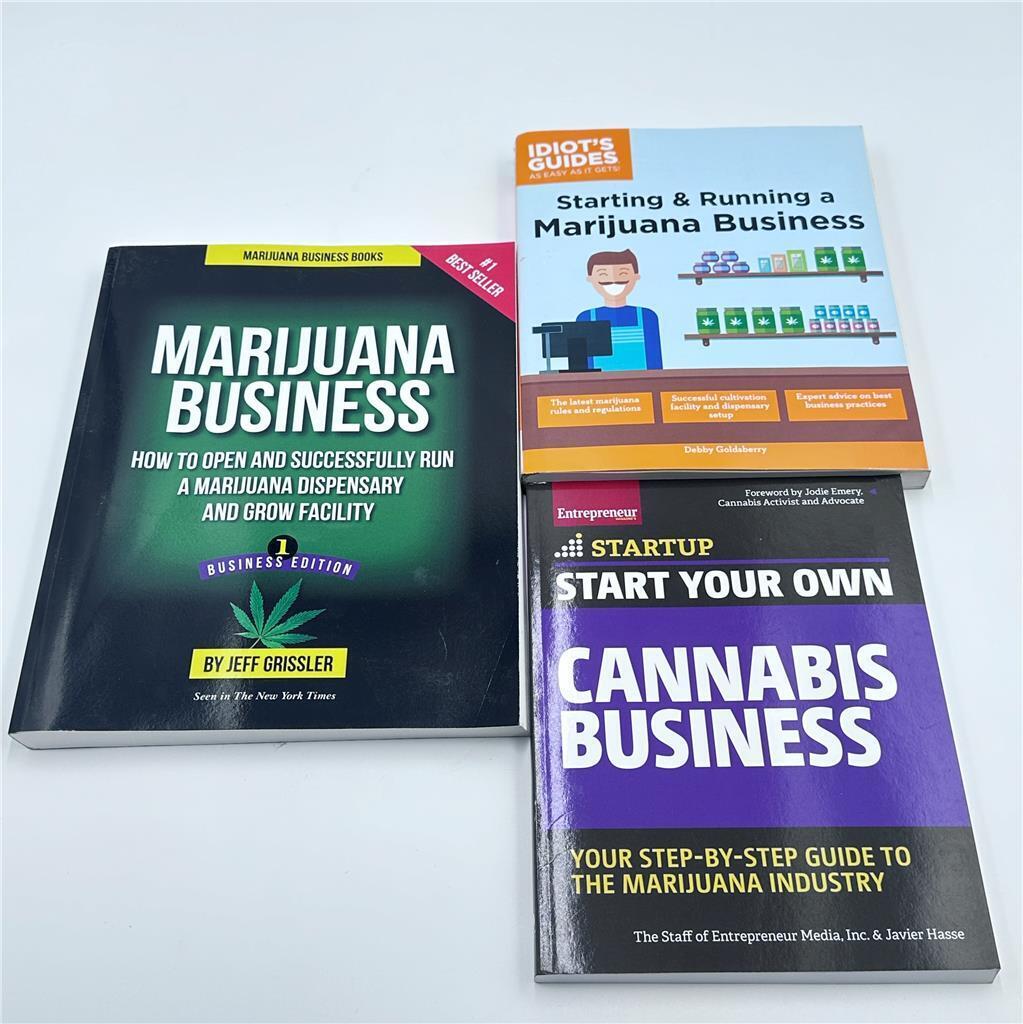 Lot of 3 Cannabis Business Books