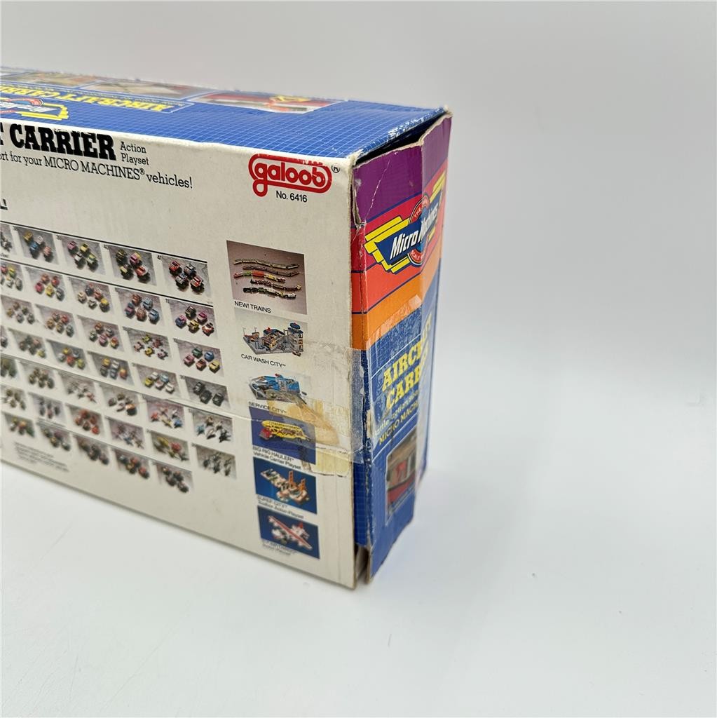 Vgt 1988 Micro Machines Aircraft Carrier Action Playset Galoob 6416  Incomplete
