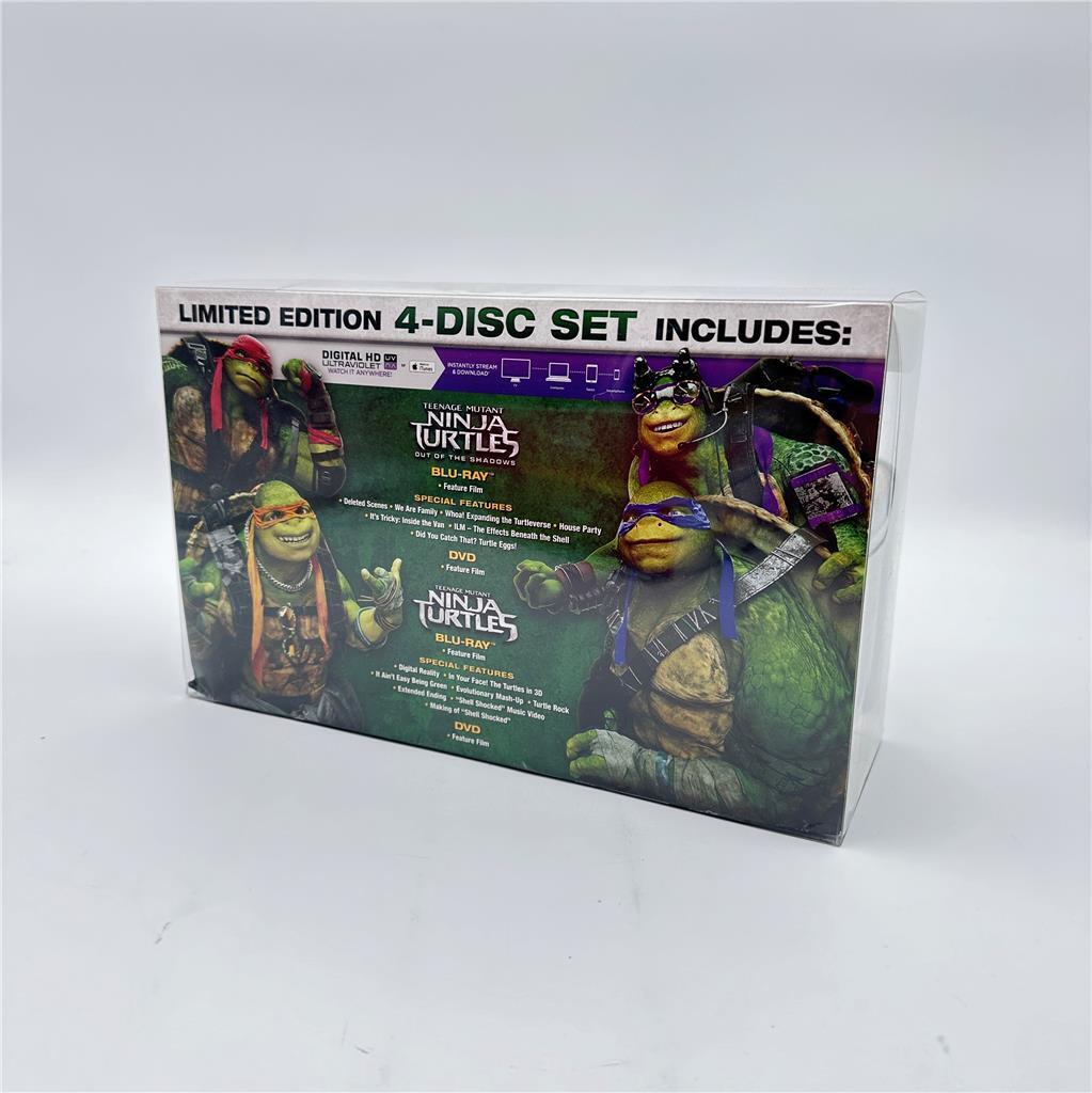 TMNT Teenage Mutant Ninja Turtles Blu-Ray and DVDs Lunchbox 4-Disc Gift Set 2016
