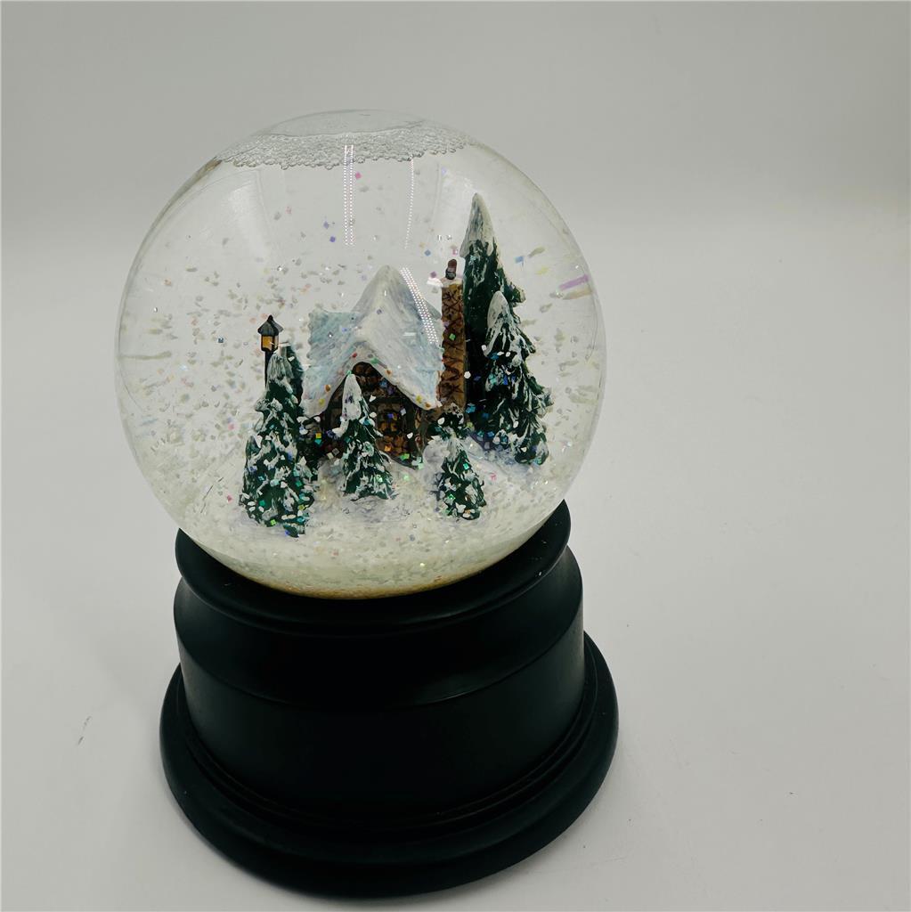 Thomas Kinkade Silent Night Snow Globe