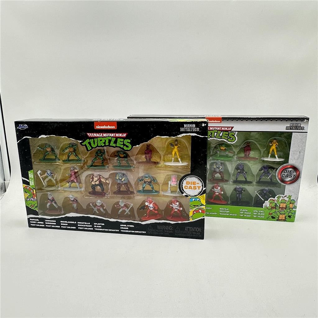 2 packs Nickelodeon Teenage Mutant Ninja Turtles Jada Nano Metalfigs 18 Figures