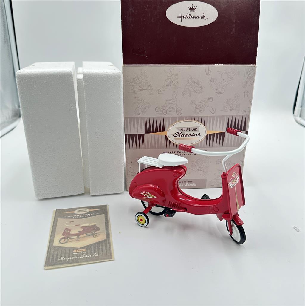 Hallmark Kiddie Car Classics Sidewalk Cruisers 1966 Garton SUPER-SONDA