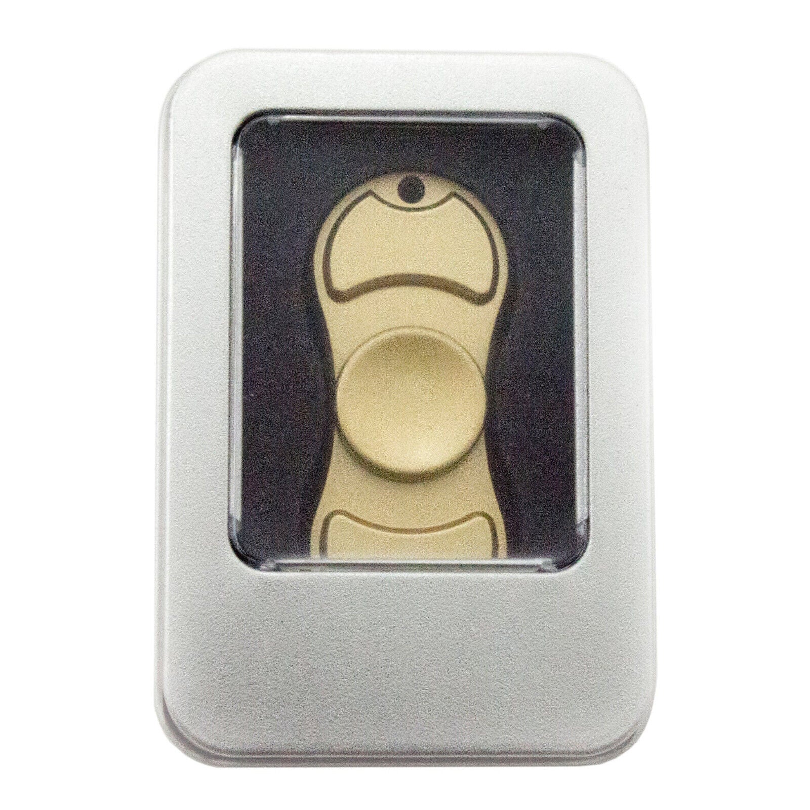 5pc - Gold Colored Fidget Spinner with Case