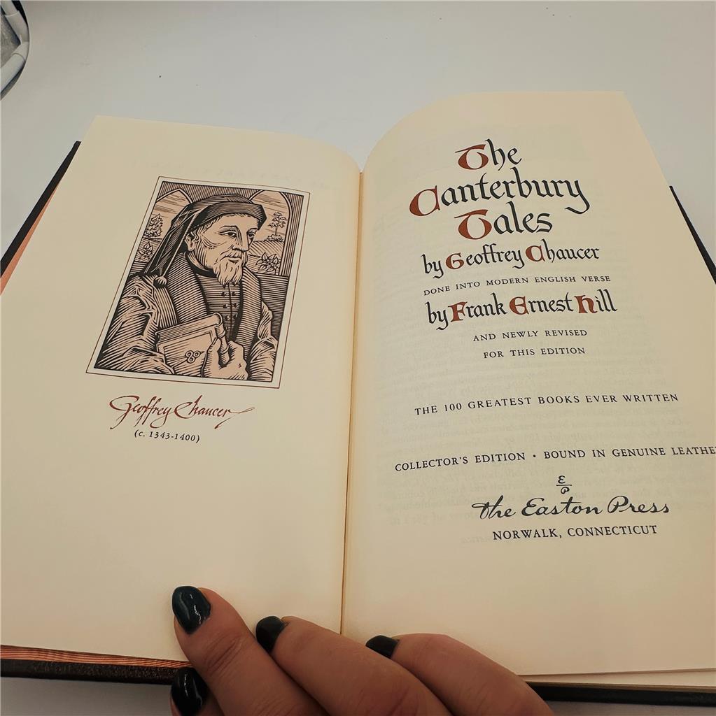 The Canterbury Tales by Geoffrey Chaucer Easton Press 1978