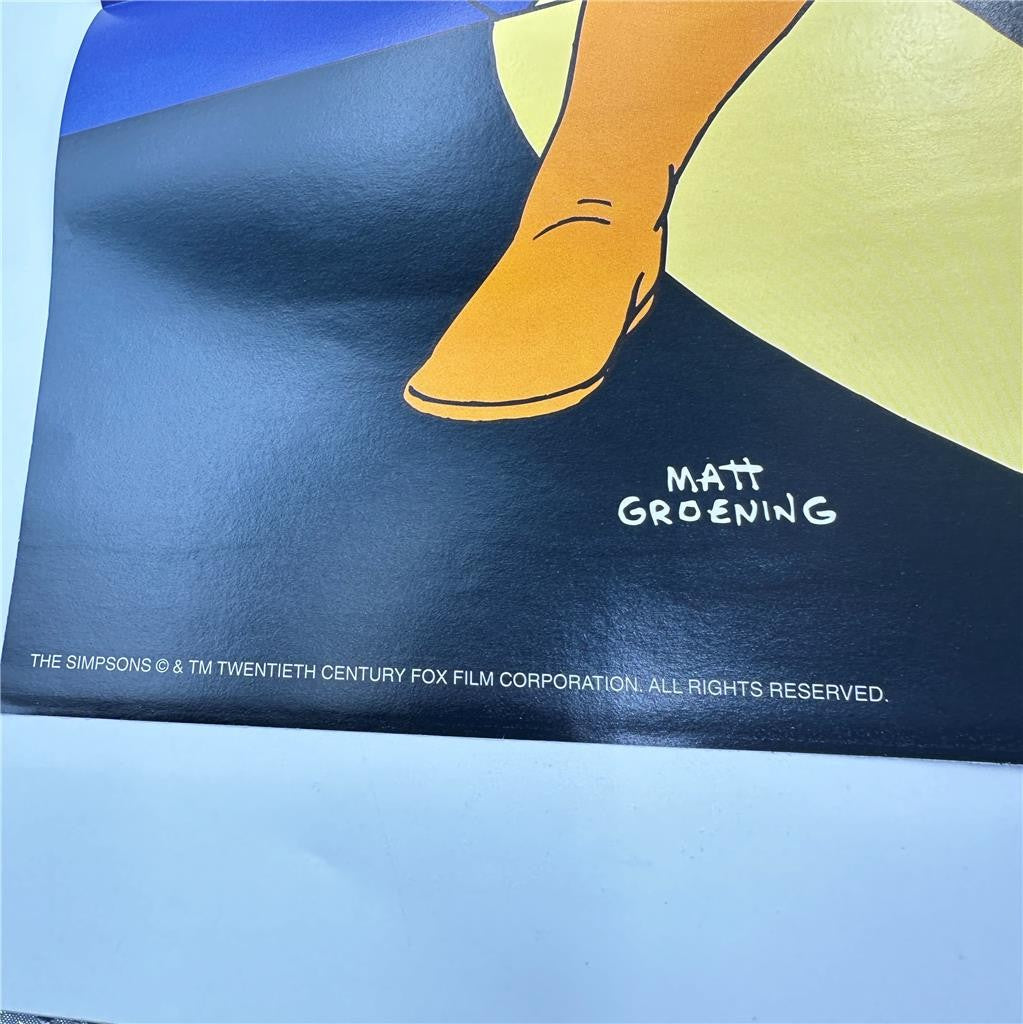 Radioactive Man Meets Bartman 20" x 26" Poster Folded  Groening  the Simpsons