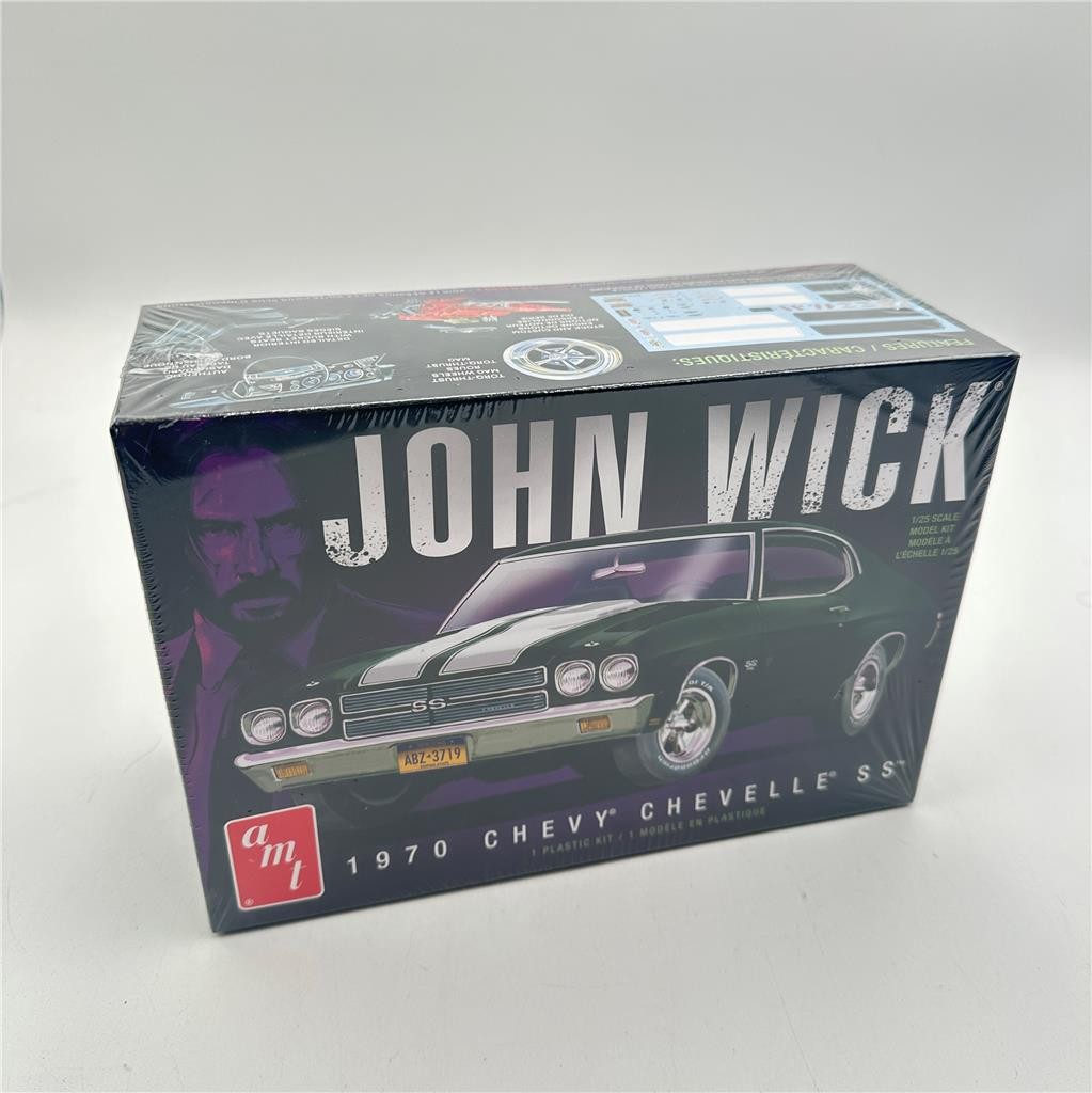 AMT 1970 Chevy Chevelle John Wick 1:25 Scale Model Kit Sealed
