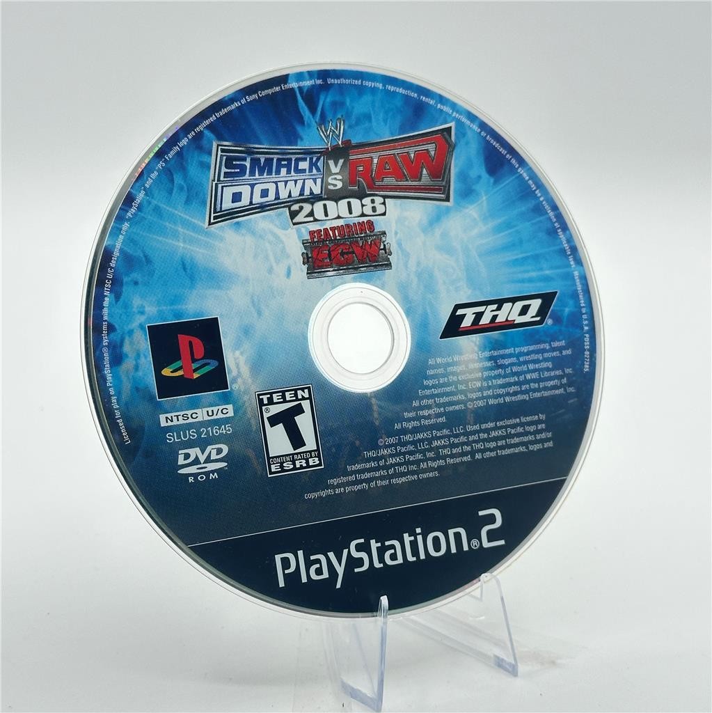 WWE SmackDown vs. Raw 2008 Featuring ECW (Sony PlayStation 3, 2007)