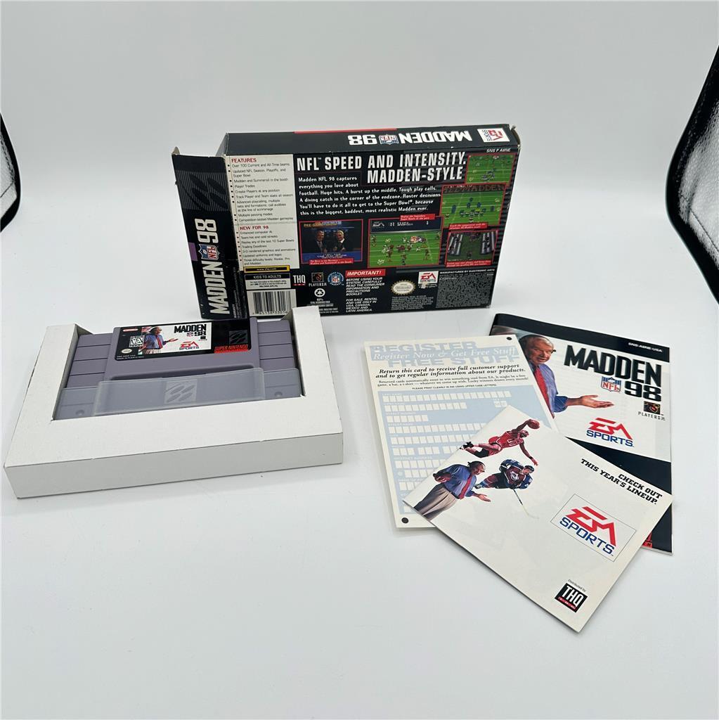 Madden NFL 98 (Super Nintendo Entertainment System, 1997)