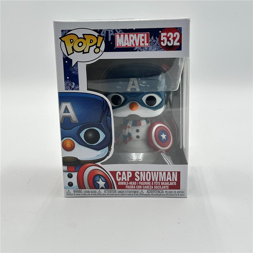 Funko POP! Marvel Holiday Cap Snowman #532 Vinyl Figure