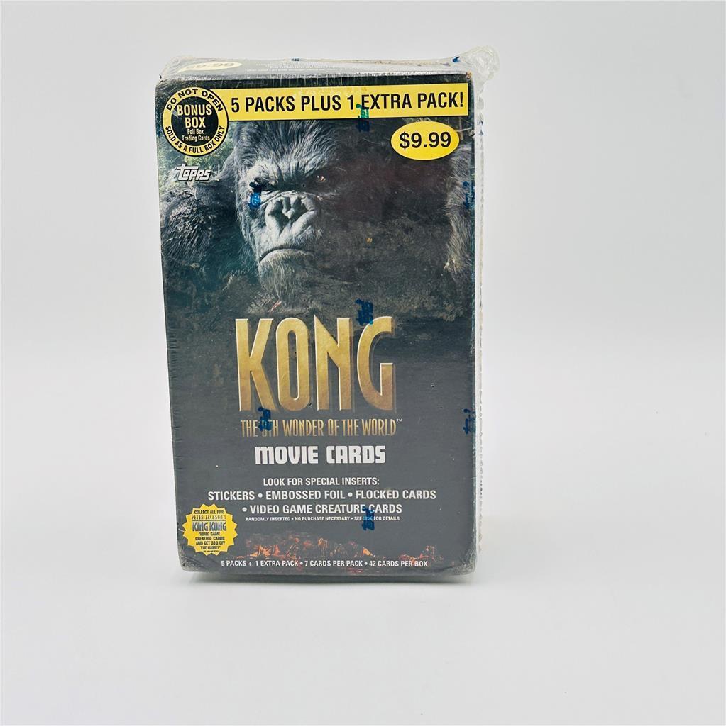 2005 Topps KONG THE 8TH WONDER OF THE WORLD Movie Cards sealed box
